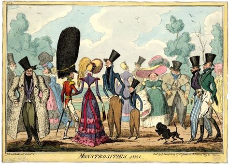 Monstrosities Of 1821 20 May 1821 Hand Coloured Etching