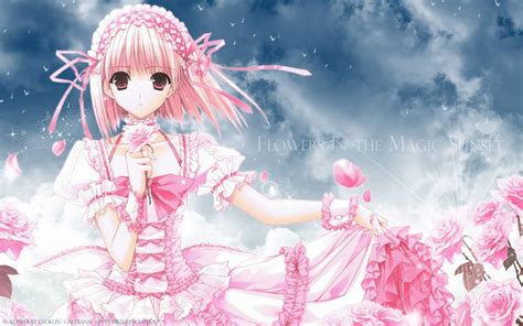 Free Download Pink Princess Anime Girls Wallpaper 1024x640 For Your