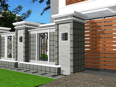 Desain Pagar Rumah Subsidi Inspirasi Indonesia