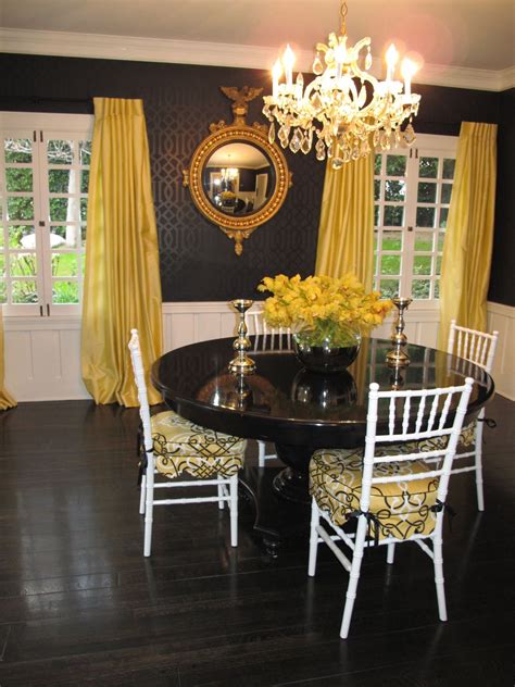 Nature Or Nurture Yellow And Black 1000 Yellow Dining Room