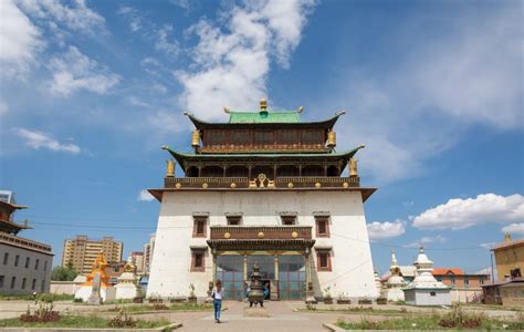 Gandan Monastery In Ulaanbaatar Copyright Free Photo By M Vorel