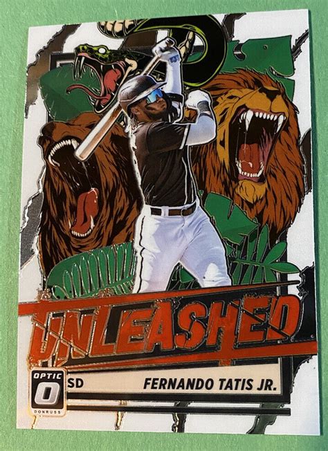 2021 Donruss Optic Fernando Tatis Jr Unleashed Unl8 Padres Ebay