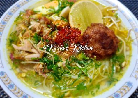Soto Ayam Kuah Bening Indonesian Clear Chicken Noodle Soup Recipe By Kezias Kitchen 👩‍🍳 Cookpad