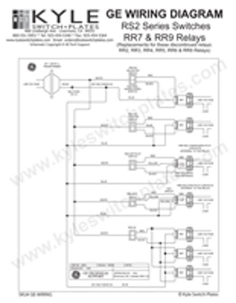 Ge Low Voltage Switch And Relay Wiring Instruction Guide