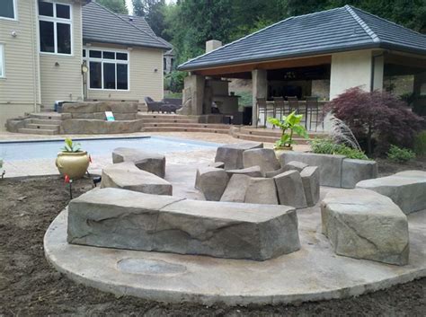 This diy project was fun to build, it was my first time using. Photo Gallery - Outdoor Fire Pits - Woodburn, OR - The Concrete Network