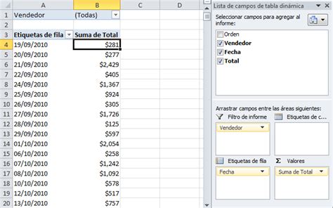 Agrupar Tabla Dinámica Por Meses • Excel Total