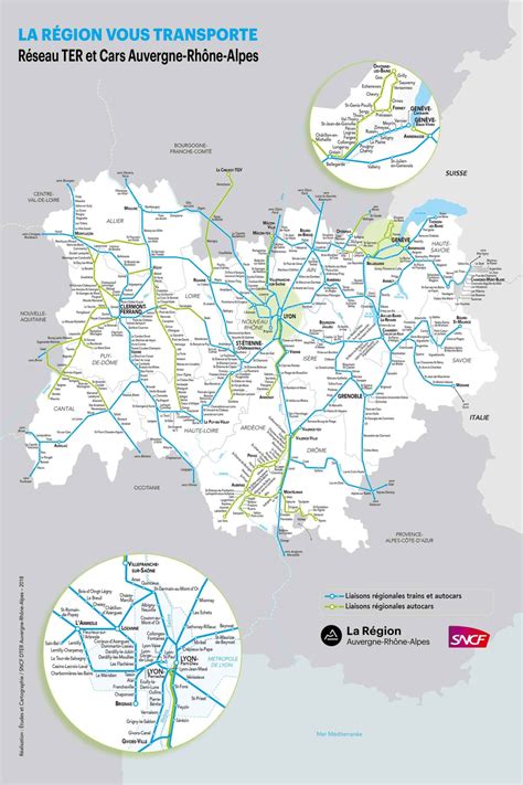 Carte Des Lignes De Trains Autour De Lyon Le Rouquin Qui Roule