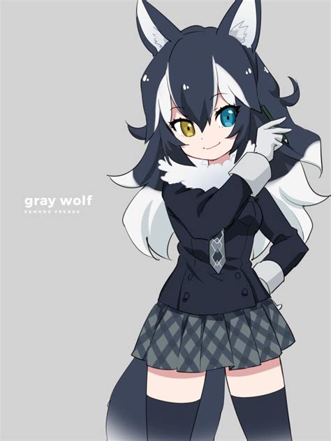 Grey Wolf Kemono Friends Drawn By Ica Danbooru