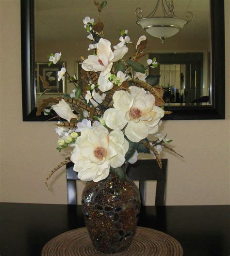 Magnolias Artificial Floral Arrangements Spring Flower
