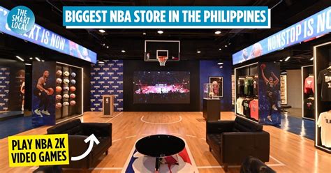 Biggest Nba Store In The Philippines To Open In Sm Mall Of Asia