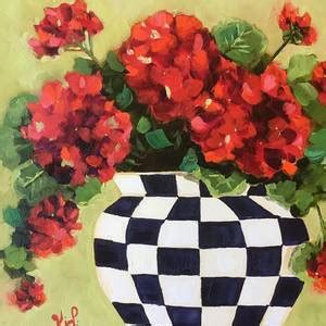 White Hydrangeas In Blue And White Vase Painting By Kim Peterson
