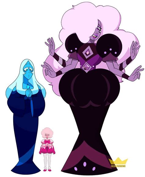 Ow Lets Get Back To Fusions Blue And Pink Diamond Fusion Finally