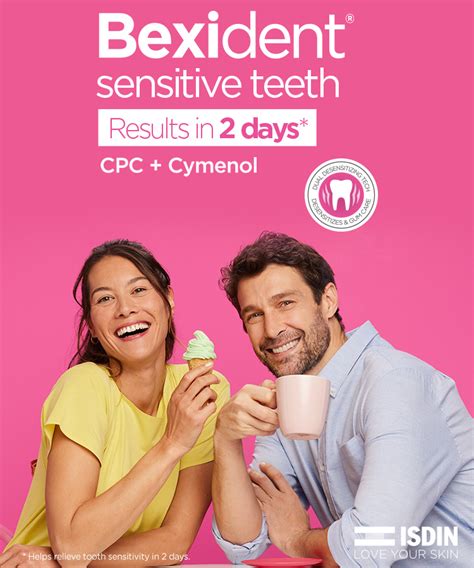 bexident sensitive teeth treatment for teeth sensitivity isdin