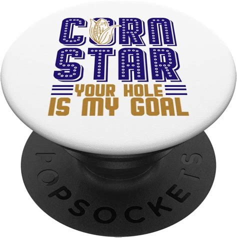 Cornhole Star Funny Gag T Bean Bag Toss Horn Lawn Game Popsockets Grip And Stand