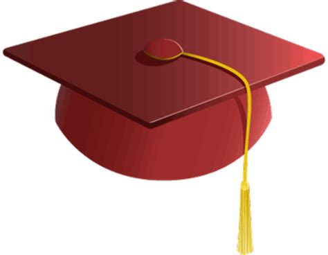 Download High Quality Graduation Cap Clipart Maroon Transparent Png