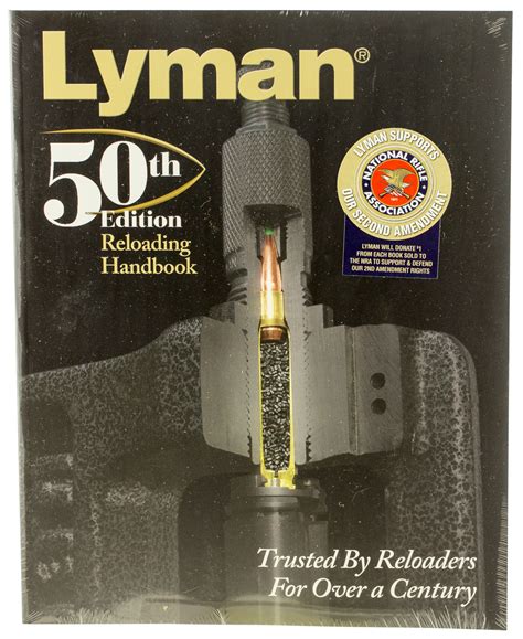 Lyman 9816051 Reloading Handbook 50th Edition Hardcover White Birch