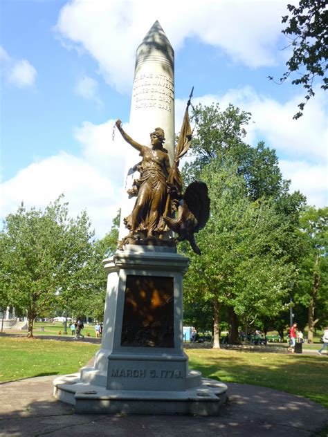 Photo Ops Revolutions Boston Massacre Monument Boston Ma