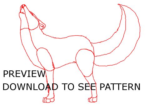 Realistic Wolf Howling Pattern By Xxtetriskitsunexx On Deviantart