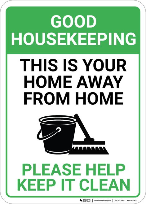 Good Housekeeping Please Help Keep It Clean With Icon