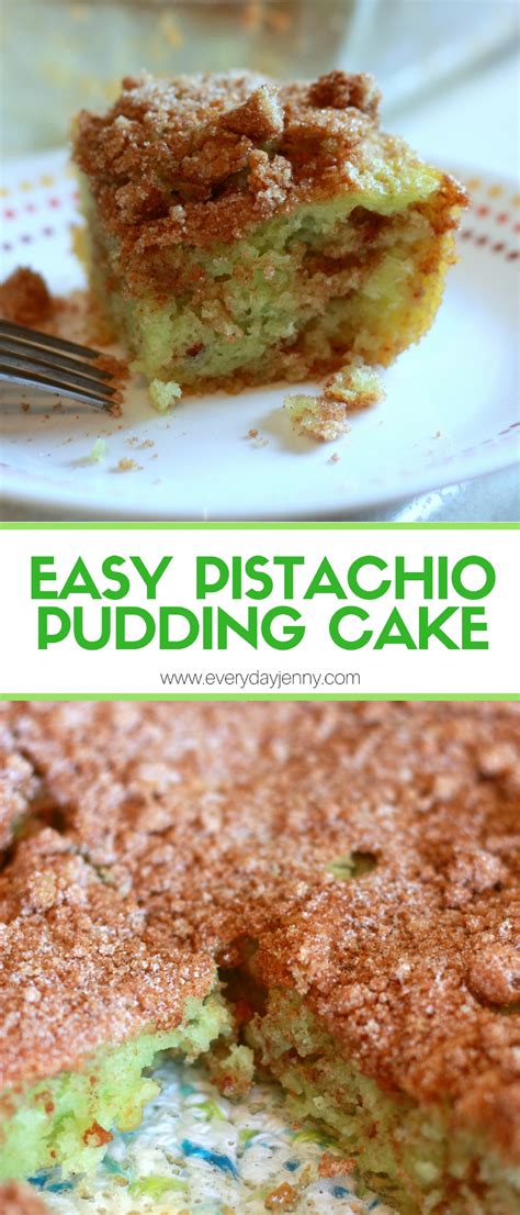 See more ideas about desserts, no egg desserts, eggless baking. EASY PISTACHIO PUDDING CAKE | EVERYDAY JENNY