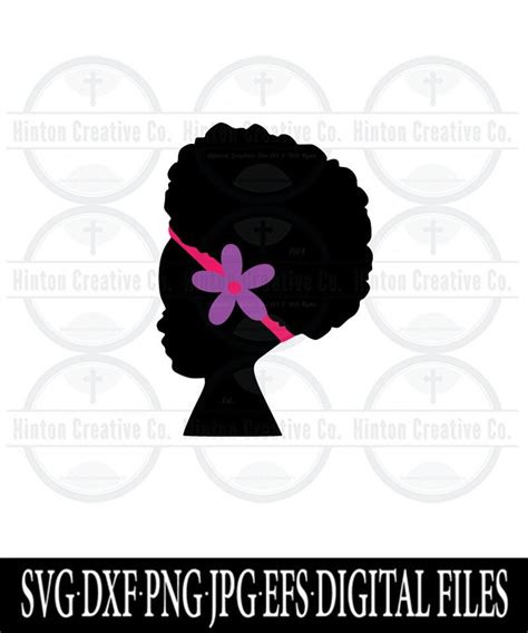 Afro Puffs Silhouette Ii Cut File Print File Svg Circuit Etsy