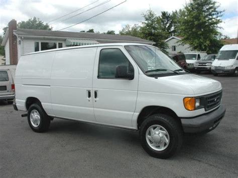 Find Used 2007 Ford E350 1 Ton Cargo Van In Butler Pennsylvania