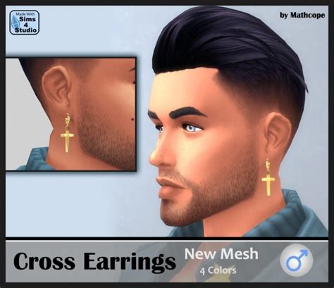Earrings Sims 4 Male The Best Produck Of Earring