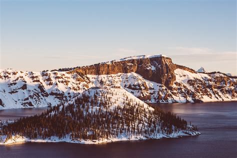 Free Images Landscape Sea Coast Tree Rock Snow Winter Morning