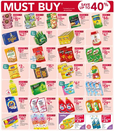 Fairprice Save Up To 40 With Must Buy Items From Now Till 7 October