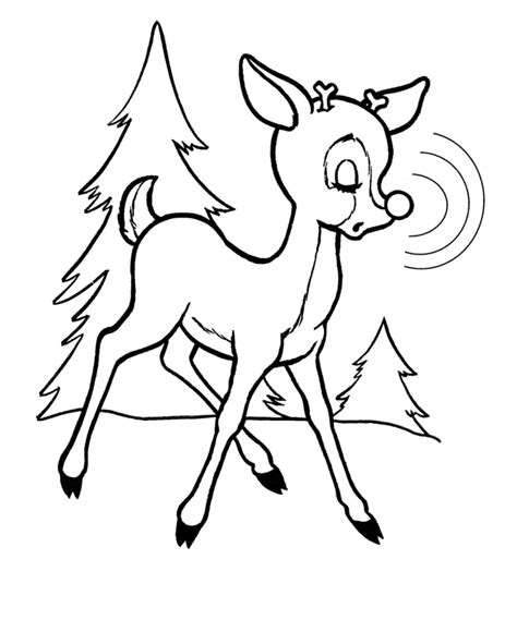 Free Printable Rudolph Coloring Page For Kids Coloring Home