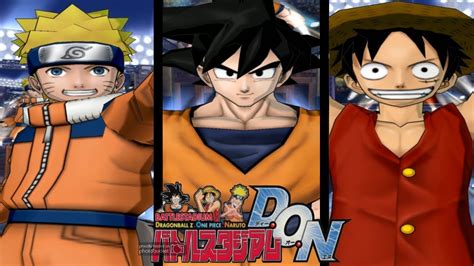 El Mejor Juego De Anime Que Hay Goku Naruto Y Luffy En Battle Stadium D