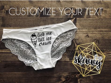 custom women s funny panties honeymoon underwear etsy