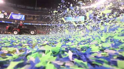 I purchased a second copy for my child's classroom. Super Bowl 2014: Confetti clean up - YouTube