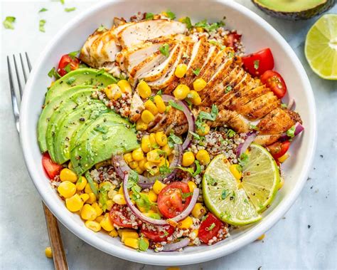 Mexican Grilled Chicken Bowl Recipe Healthy Fitness Meals