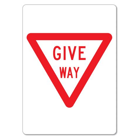 Give Way Signage The Signmaker