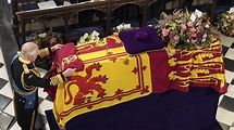 Primera imagen de la tumba de la reina Isabel II: aquí es donde ...