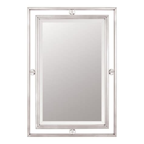 Enjoy free shipping on most stuff, even big stuff. Quoizel Downtown 32-in L x 22-in W Brushed Nickel Beveled ...