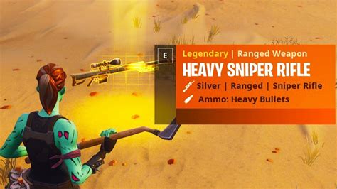 How does the fortnite heavy sniper rifle work? *NEW* HEAVY SNIPER Gameplay in Fortnite: Battle Royale ...
