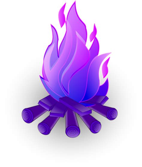 Cartoon Flames Purple Bombing Purple Flames Gives You A Curse And