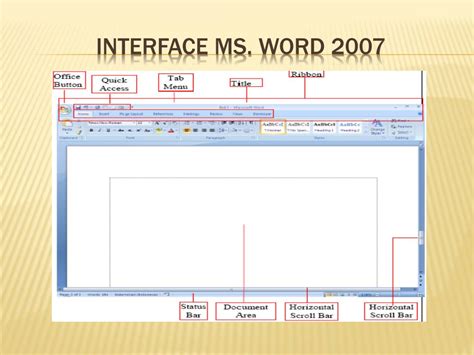 Ppt Mengenal Microsoft Word 2007 Powerpoint Presentation Free