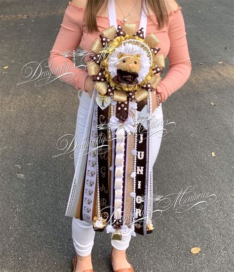 Tiger Homecoming Mum Lioness Knee Length Homecoming Mum W Etsy In