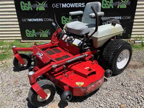 IN EXMARK LAZER Z COMMERCIAL ZERO TURN MOWER W HP ONLY A MONTH Lawn Mowers For Sale