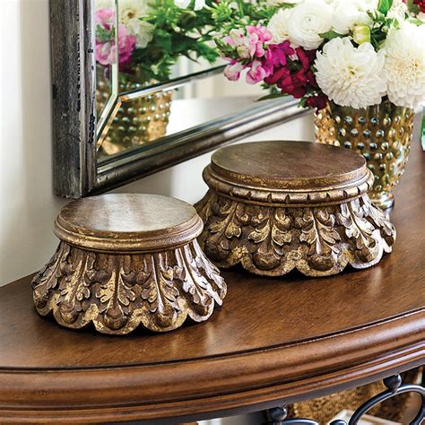 Wooden Pedestals Ballard Designs