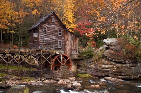 Autumn At The Grist Mill Beautiful Colorful October Autumn Colors
