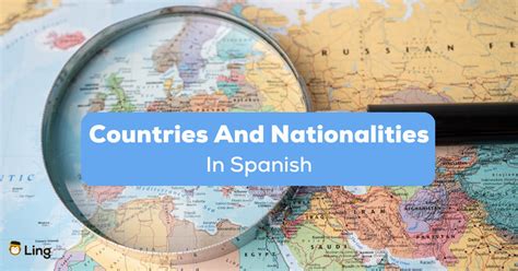 Countries And Nationalities In Spanish 1 Easy Guide Ling App