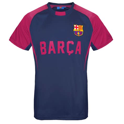 Fc Barcelona Official Football T Mens Poly Training Kit T Shirt Ebay