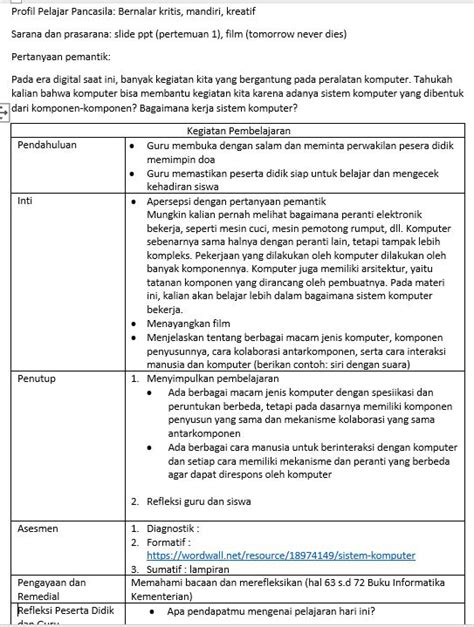 Contoh Modul Ajar Bahasa Jawa Kelas 4 Kurikulum Merdeka Pdf Imagesee