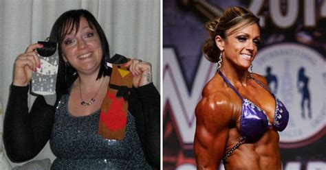 Meet Muscle Mum Obese Woman Sheds Eight Stone To Become World Champion