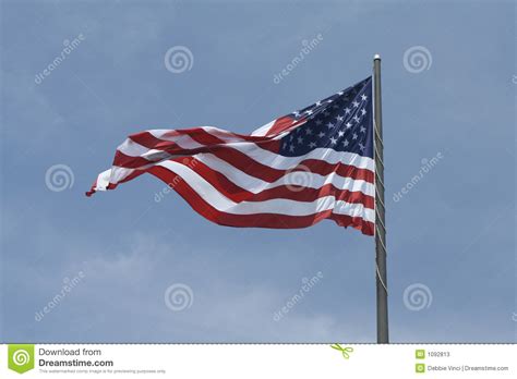 Old Glory American Flag Stock Image Image Of Fabric