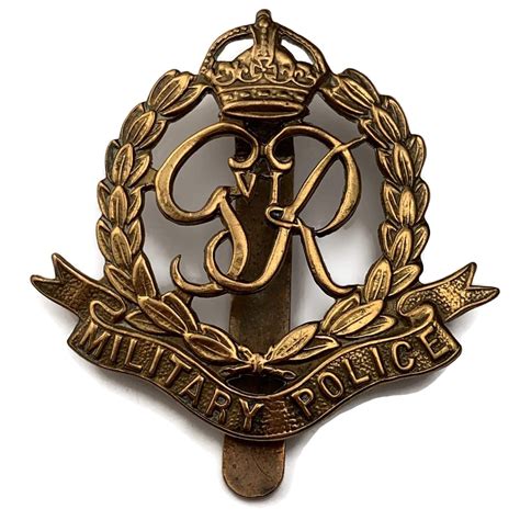 Ww2 Royal Military Police Corps Rmp Cap Badge George Vi